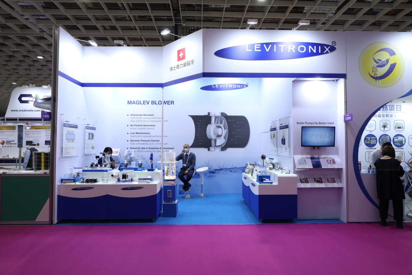 KingOneDesign, booth design, Levitronix, SEMICON2021