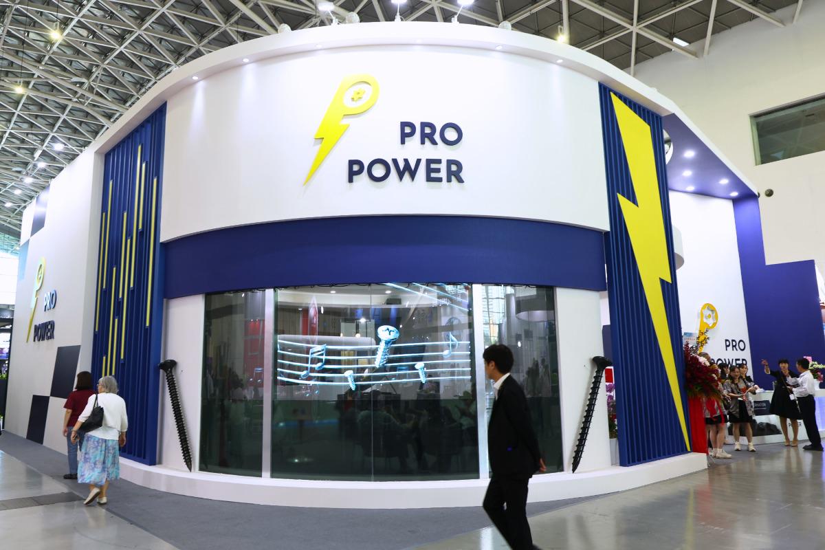 Pro Power's exhibition design at Fastener Taiwan