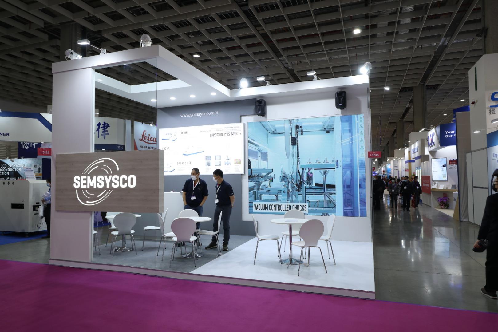 KingOneDesign, booth design, Semsysco, SEMICON2021