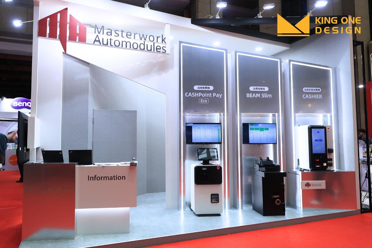 一面開攤位, 台北國際牙展, 鴻發, Masterwork Automodules, booth design, King One Design, 王一設計, 展覽攤位設計