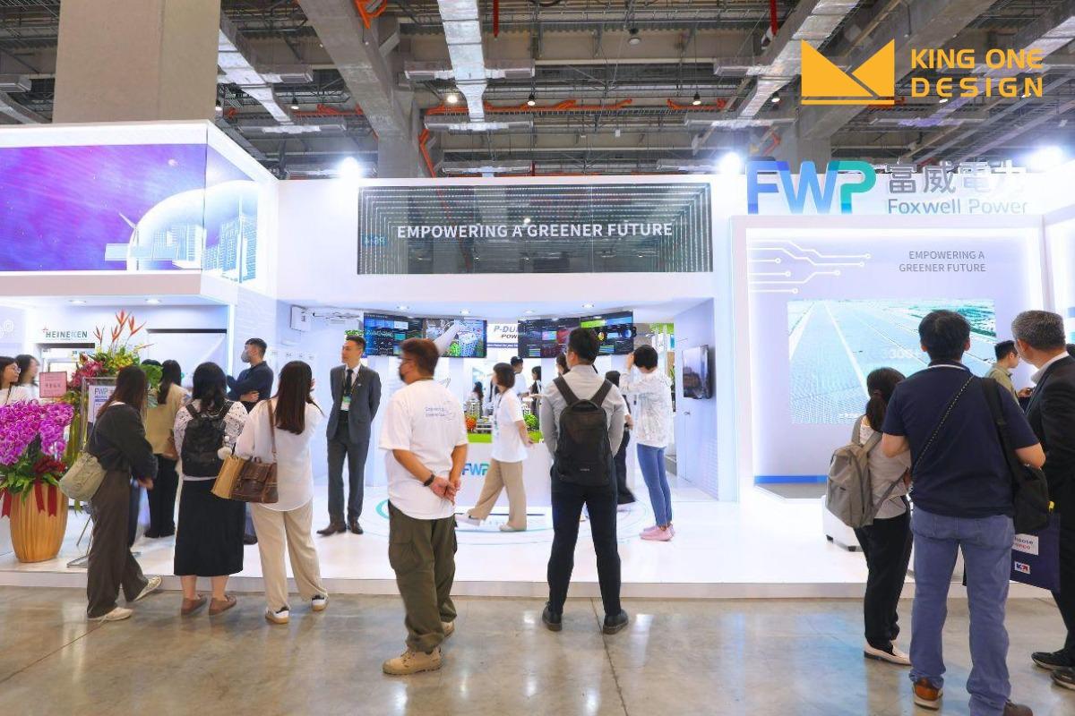 double deck, 多层摊位, booth design , FWP , 富威电力