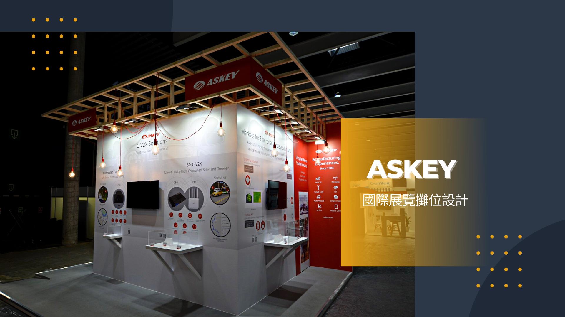 Askey, 王一設計, 亞旭電腦, 展場設計, 攤位設計, MWC2022