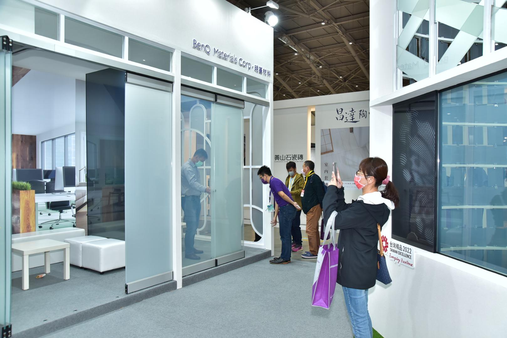 BenQ, KingOneDesign, Taipei International Architecture and Building Materials Exhibition, booth design, exhibition space design