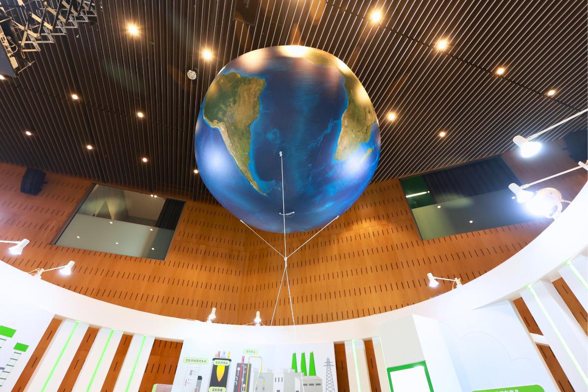 Visualizing Green Energy: Symbolizing a sustainable future.