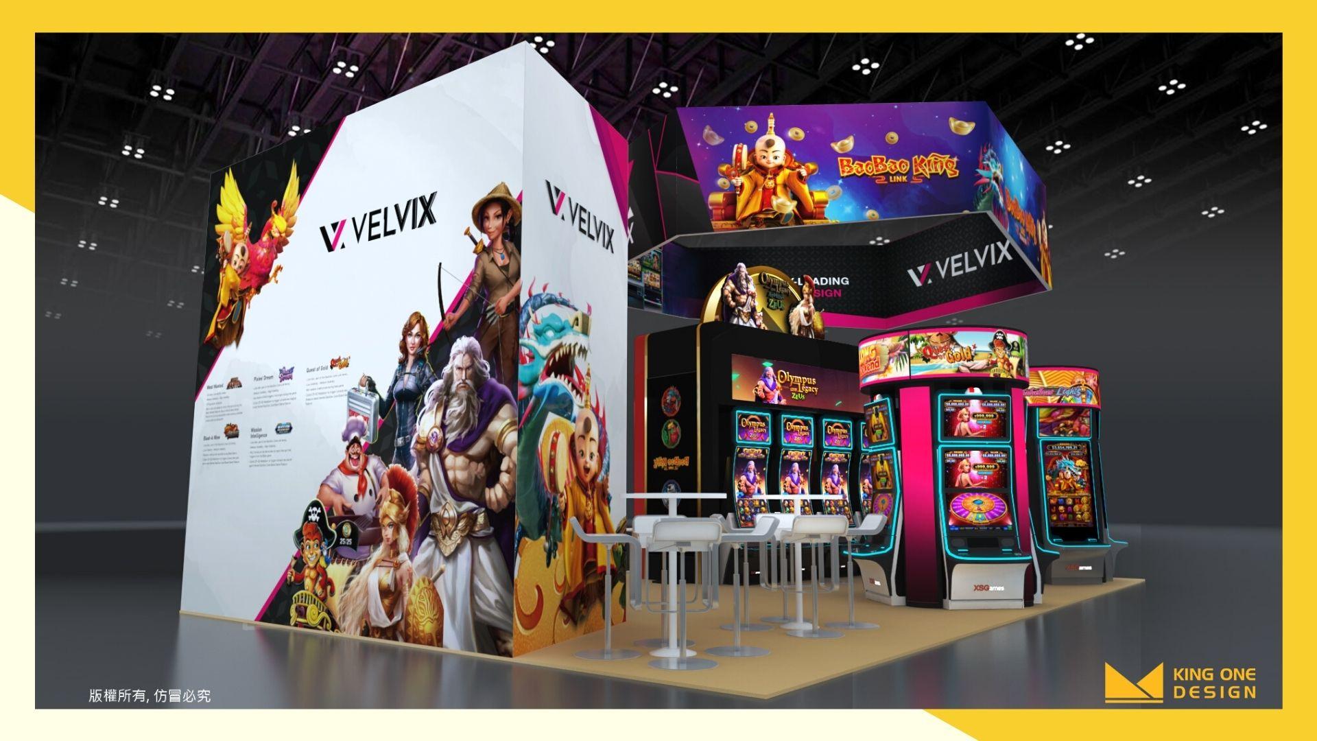 Velvix, NIGA2022, King One Design, booth design, exhibition booth design