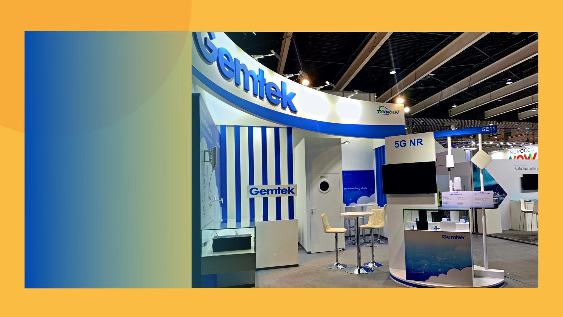 Gemtek, KingOneDesign, Exhibition Design, Booth Design, MWC2022