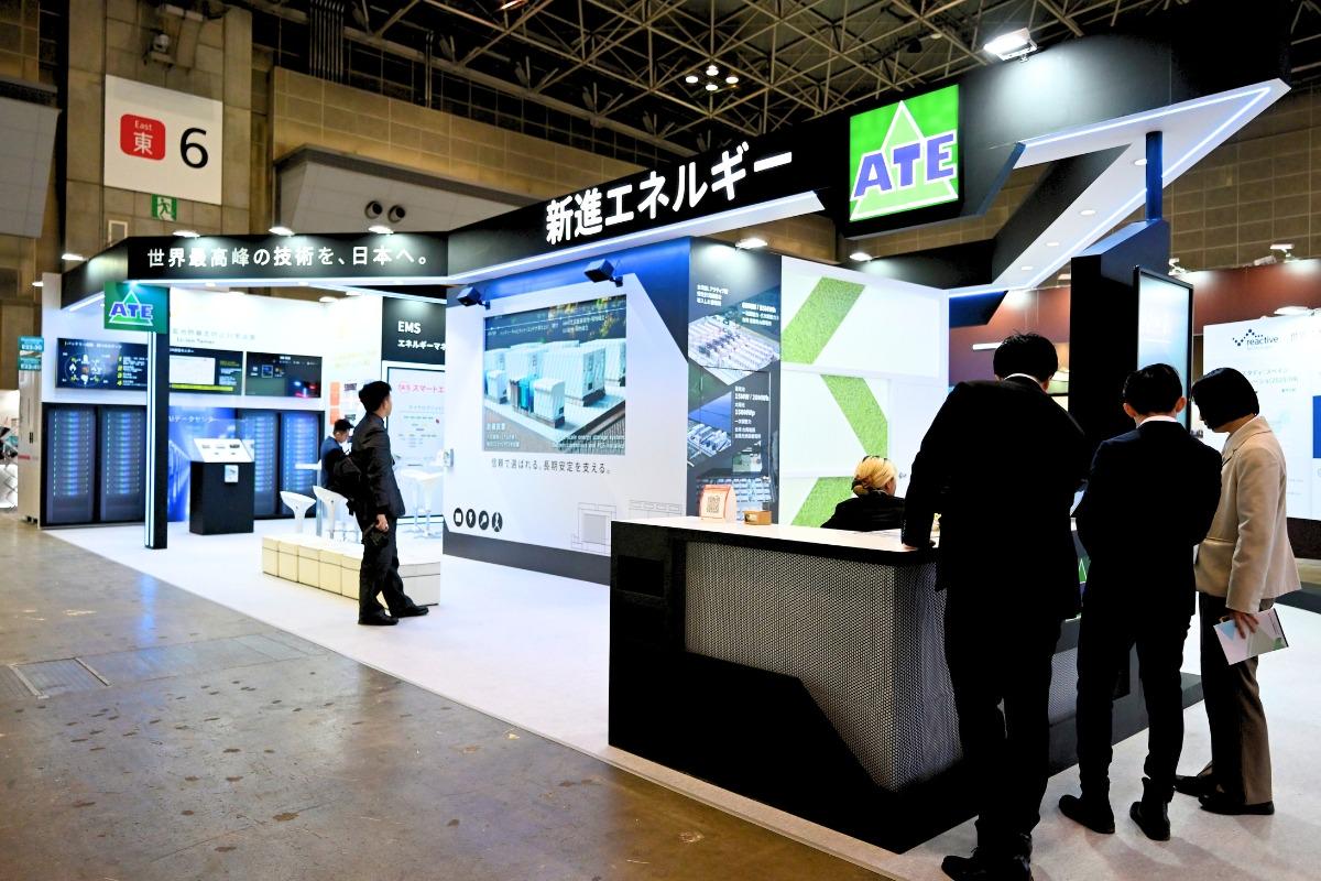 日本国际智慧能源周，王一设计，科技感展摊