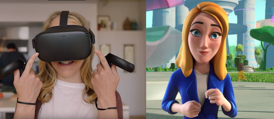 VR virtual reality in games: Facebook's VR social game Horizon