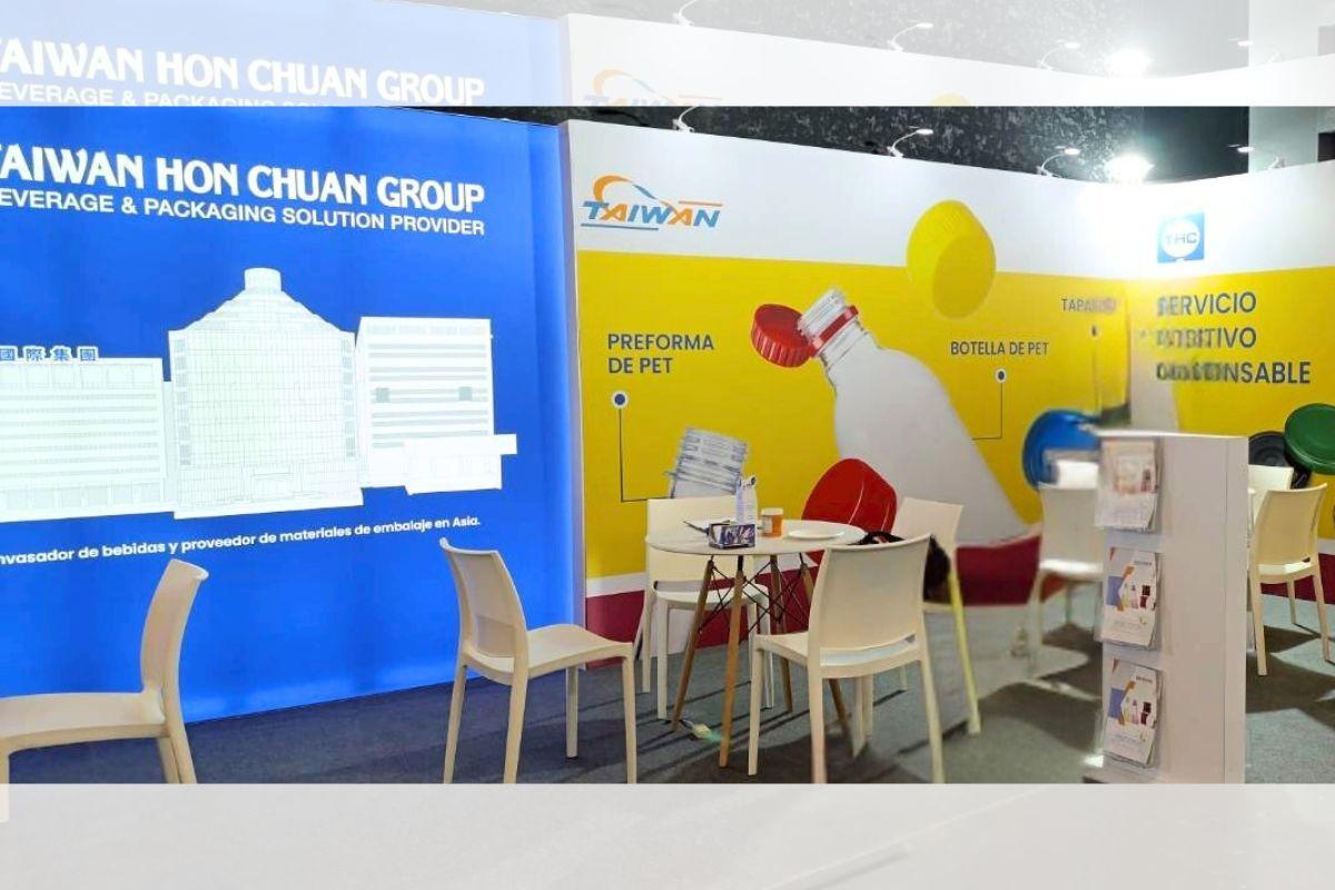 【展場設計】2025 Expo ANTAD 墨西哥零售展覽會 - 客製瓶型展櫃登場墨西哥展|KingOne Design 王一設計