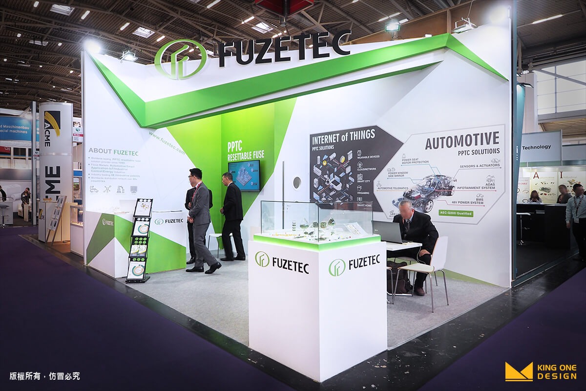 Electronica exhibition booth design