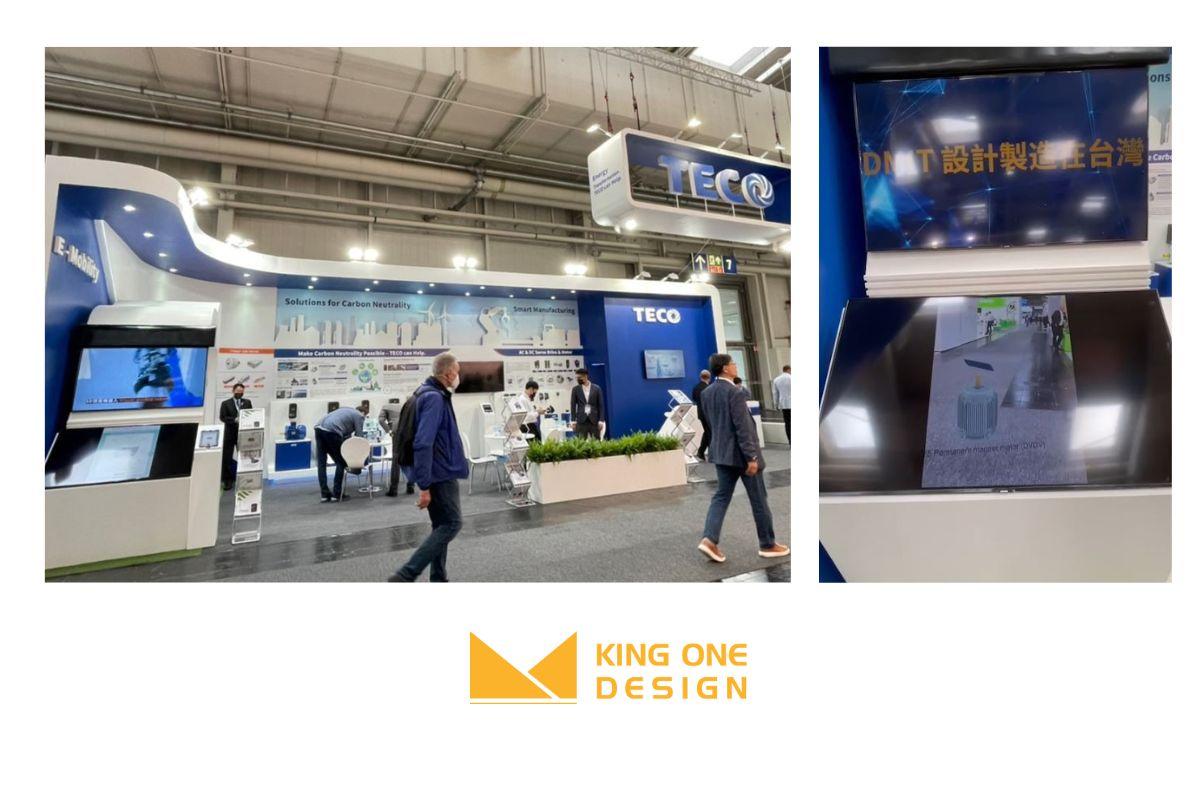 【展場設計】2022德國漢諾威工業博覽會,WeB AR擦亮企業參展價值|KingOne Design 王一設計