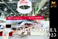 [Exhibition Design] RailLog Korea 2025 – Eye-Catching Overhead Elements Create a Visual Focal Point for the Busan Booth